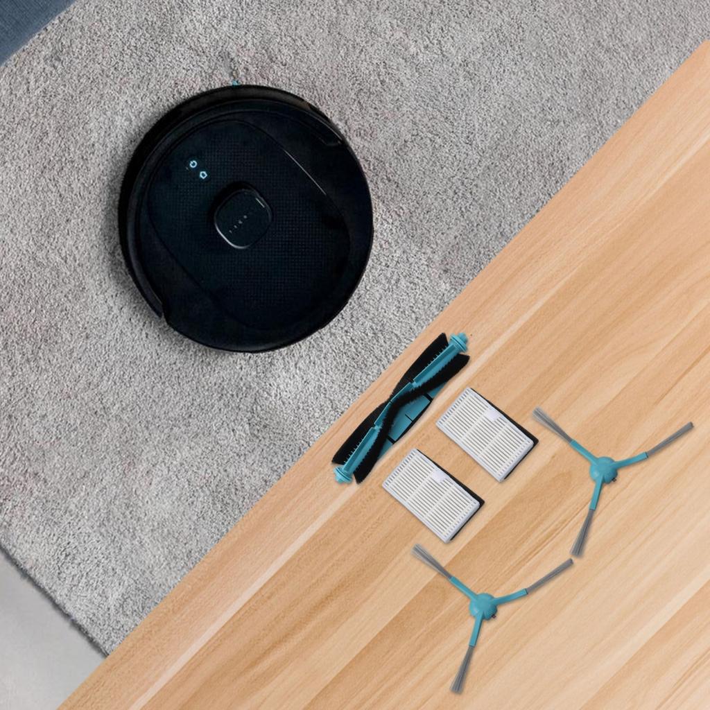 Main and Side Brushes with Filters for Cecotec For Conga Vacuum Models