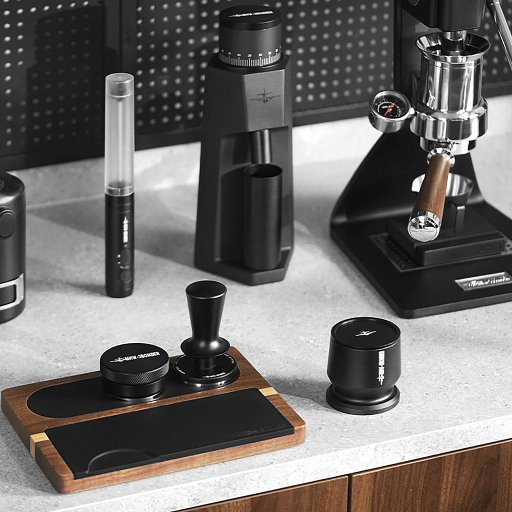 51mm Espresso Tamper Coffee Tamper for 51mm Portafilter with 2 Springs No Tilt Press CD Series MHW-3BOMBER T5999-OS