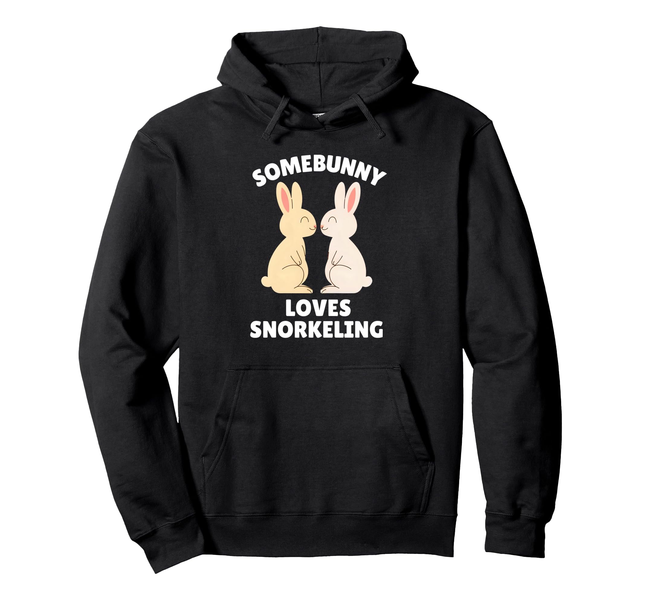 

Somebunny Loves Snorkeling Easter Bunny Snorkeler Snorkel Hoodie чорний