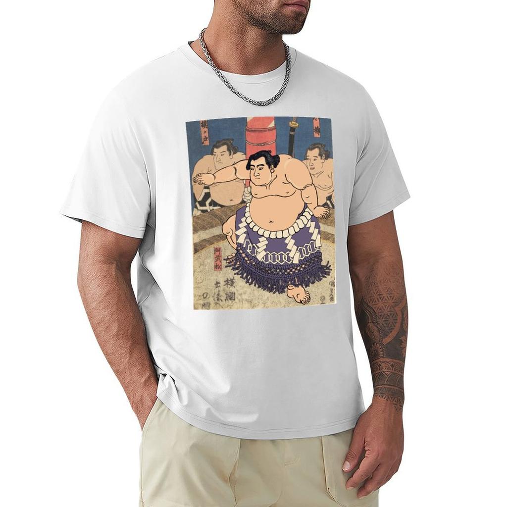 Sumo Wrestler Japanese Sumo Wrestling Match Sumo Art Japan Sport TShirt tees fashion shirts graphic tee shirt clothing for men
