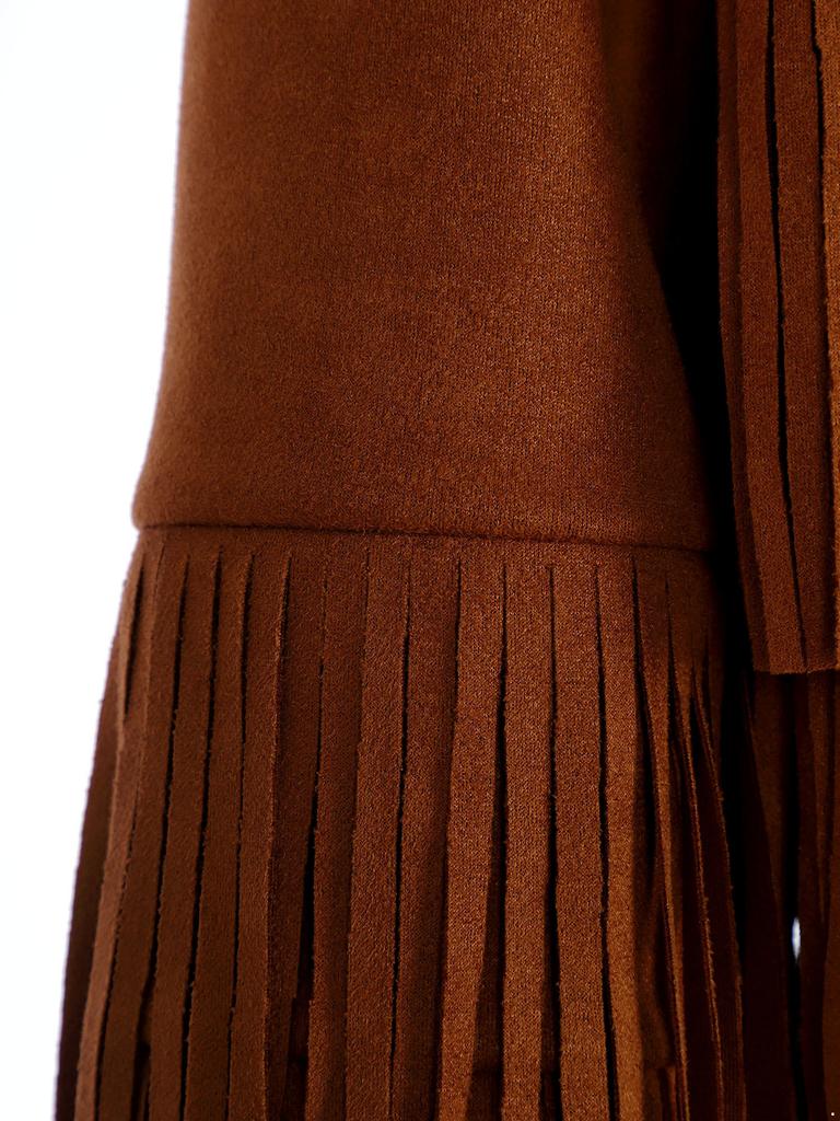 Unisex Westernweste Kostüm Langarm Offen vorne Fransen Quasten Cowboy Cowgirl Verkleidungskleidung