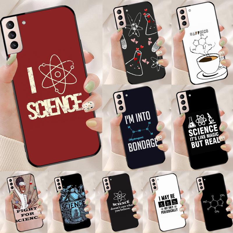Wissenschaft Chemie Koffein Hülle Case Für Samsung Galaxy S25 Ultra S9 S10 S20 S21 S22 Plus S23 FE S24 Ultra Handyhülle