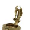 Used 10097 COCO Mark Gripoa 7982 B13C Champagne Gold Clip-on CC Mark Colored Stone Clear Pink Beige Women's from Japan