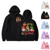 Graphic Hoodies For Women Cute Pullover Long Sleeve Preppy Sweatshirts Letter Printed Hooded Tops Fall Winter