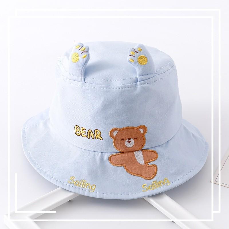 Liebevoller Baby-Sonnenhut für Frühling und Sommer Dünn und leicht Unisex Säugling Kleinkind Sonnenschutz Fischerhut