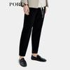 PORTS Women's Black Stretchy Skinny Commuter Pants