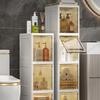 Miling Flip-Top Bathroom Storage Cabinet