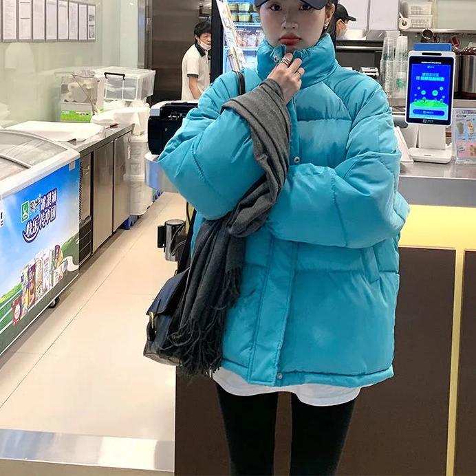 

Короткие пуховики, женские зимние свободные хлопковые пальто большого размера, утепленные студенческие теплые куртки с капюшоном S озеро синий