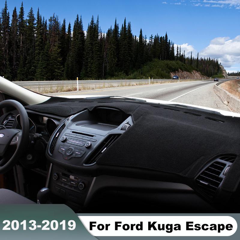 For Ford Kuga 2 MK2 Escape 2013 2014 2015 2016 2017 2018  Car Dashboard Cover Dash Mat Sun Shade Non-slip Pad Accessories