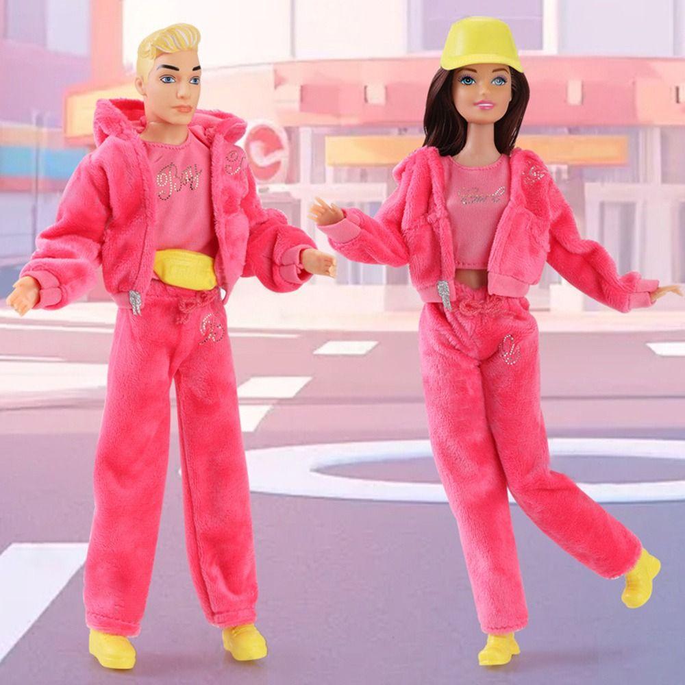 9 Styles Male/Female Doll Clothing 2024 Velvet Sportswear Caps Handmade Clothes  30CM Doll