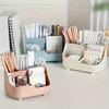 Large Capacity Desktop Storage Box Five-Compartment Desktop Organizer, Student Stationery Holder 5-Section Office Desk Organizer