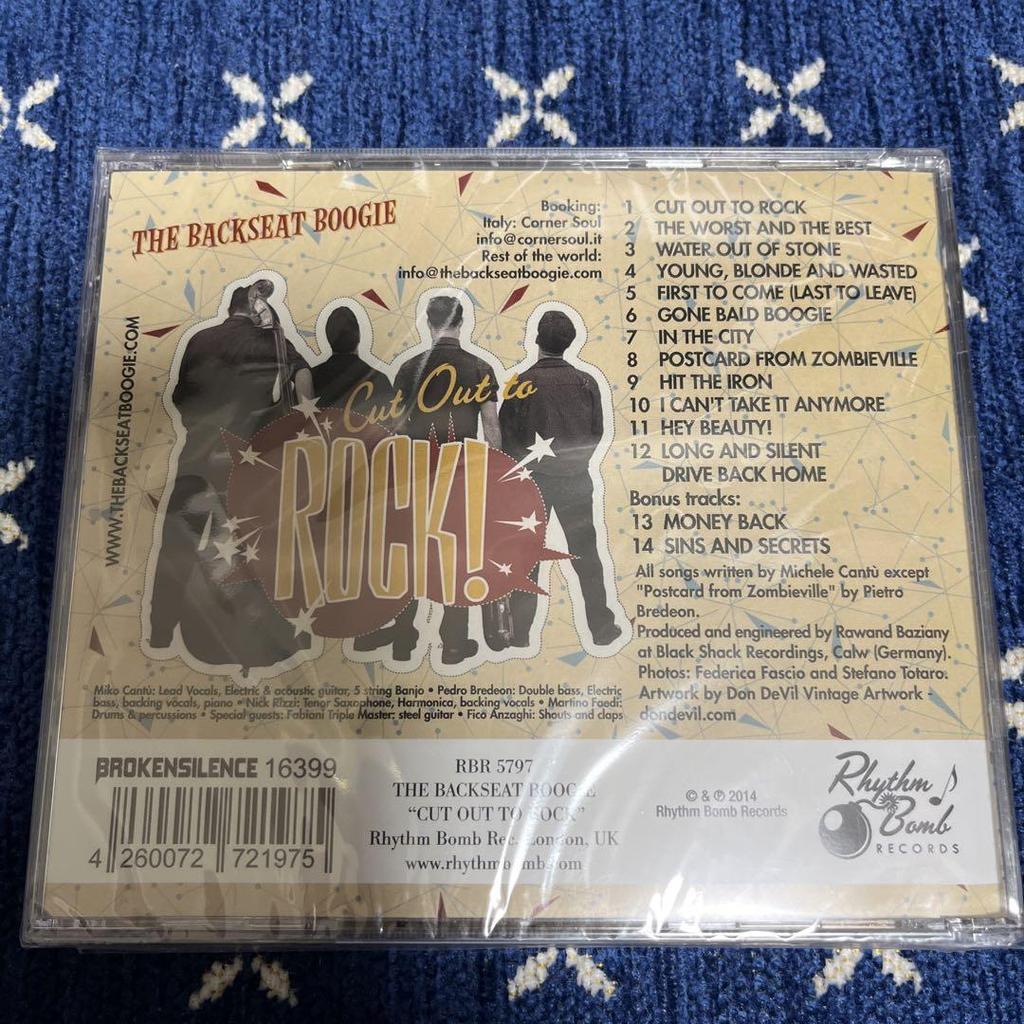 [USED] THE BACKSEAT BOOGIE Rockabilly Neo-Roca Psychobilly