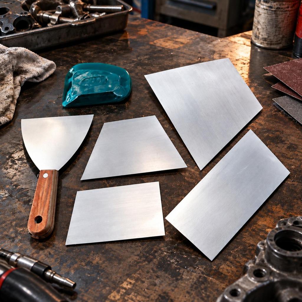 6 Pieces Flat Blade Plastic Putty Flexible for Renovation Projects