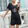 Women's Short Sleeve Loose Nightgown Multi-Pattern T-Shirt Style Loungewear 927 Casual Comfortable Sleepwear with Diverse Print Choices