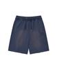 Covernat C Logo Raw Edge Dyed Sweat Shorts Navy