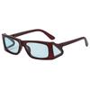 Luxury Personality Rectangular Leopard Print Women Sun Glasses Y2K Fashion Punk Retro Side Lens Outdoor Men Sun Glasses UV400