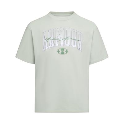 Luźny T-shirt Jednolity z Okrągłym Dekoltem Męskie topy 6011123-377