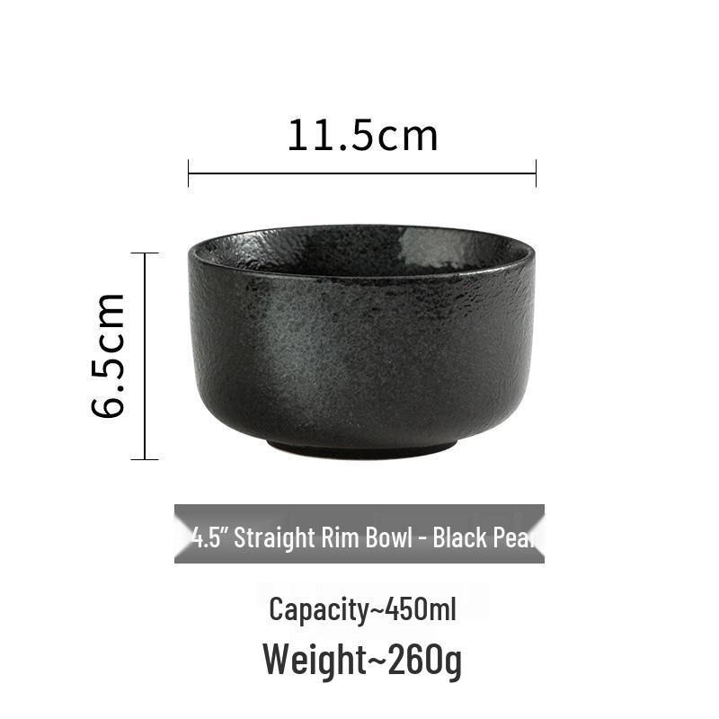 Bol Japonez din Ceramică pentru Orez și Mic Dejun - Simplu, Mic, Design Creativ pentru Utilizare Acasă și în Restaurant