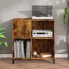 VidaXL Record Cabinet, Side Cabinet with Storage, Furniture for Turntable, Living Room Buffet, Industrial 832002