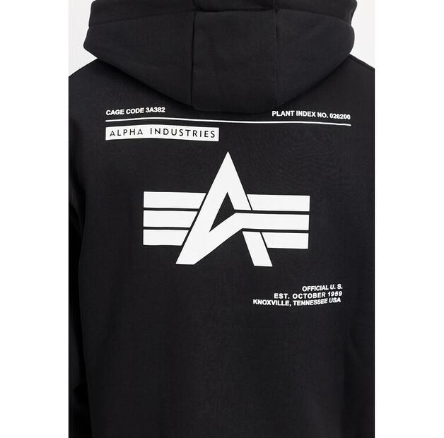Alpha Industries Label Backprint Hoodie