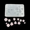 Food Grade Silicone 4-Leaf Grass Silicone Pendant Mold For Epoxy Resin Crafts Hair Pins Decorations Quick Cleaning