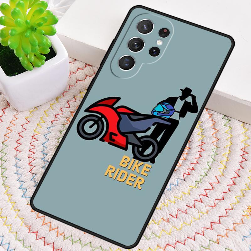 Cartoon Motorcycle Phone Case for Samsung Galaxy note 10 pro S26 Ultra S23 S24 FE S25 S21 S22 PLUS shockproof Cove