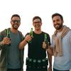 Beer Belt Portable Soda Bottle Beer Holder Drink Holds 6 Cans Adjustable Beer Waist Holder