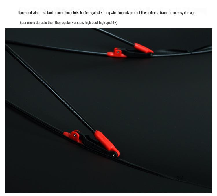 Men's Large Black Golf Umbrella with Long Handle – Customizable High-End Business Gift