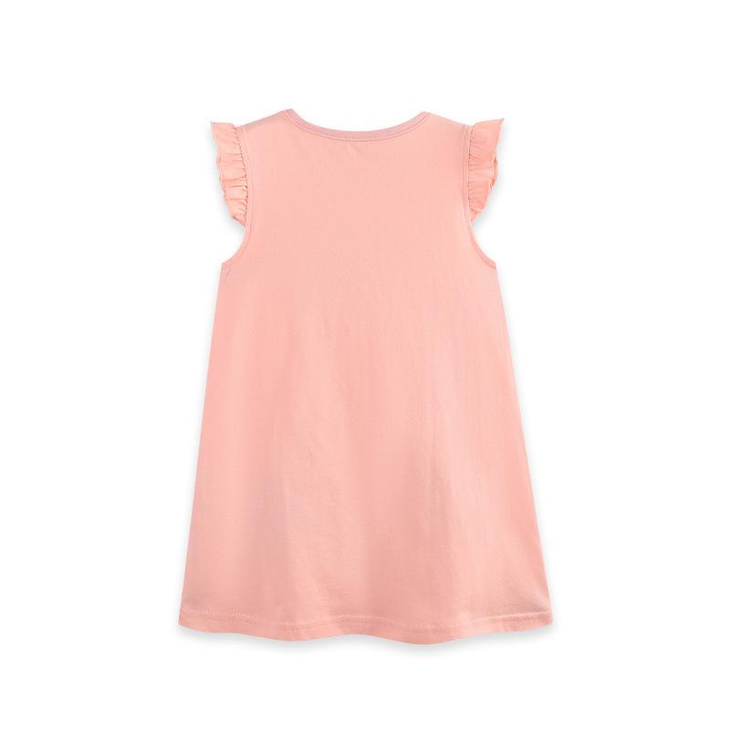Summer New Arrival Girls' Floral Embroidered Princess Dress Knit Cotton Children's Dress