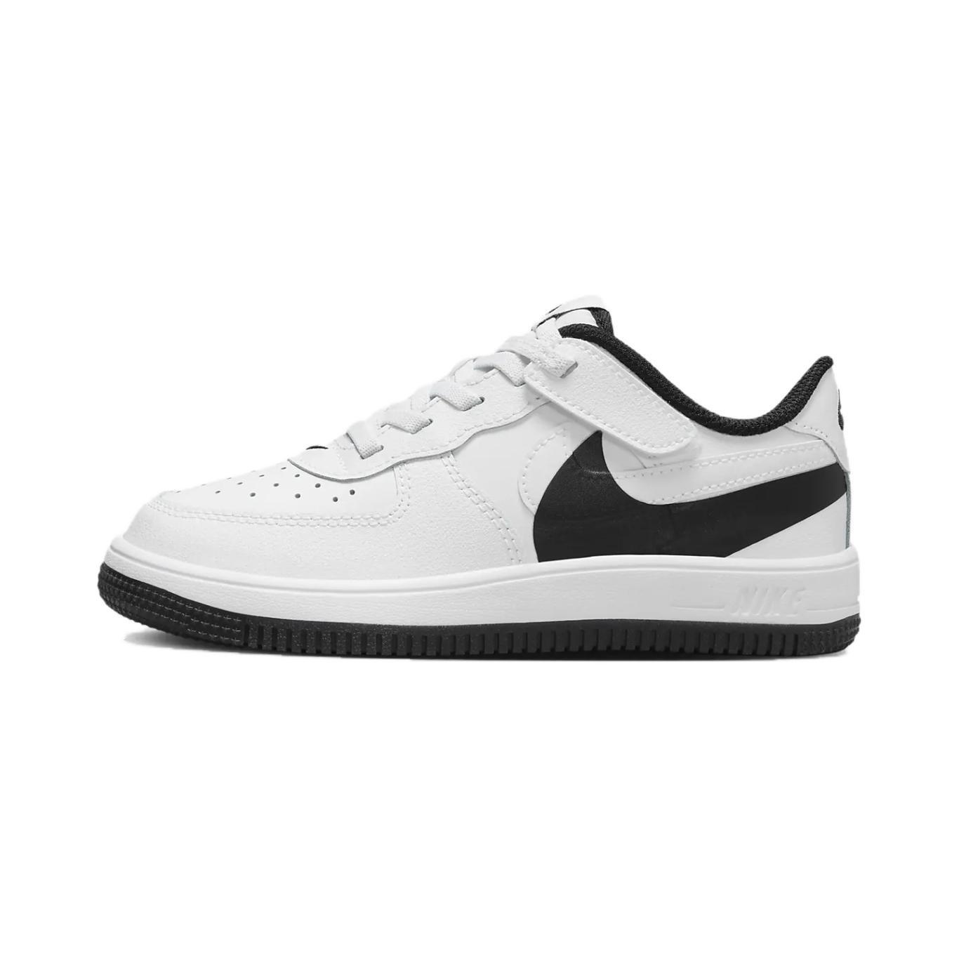 (PS) Nike Force 1 Low LV8 EasyOn  White Black  Kids  FV7856-100 EU 31