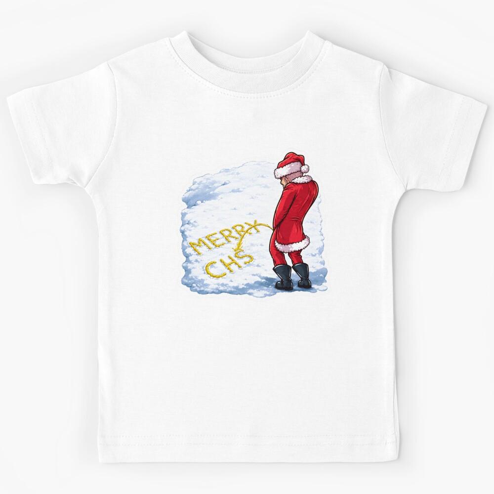 Inappropriate Christmas Santa Kids T-Shirt 160
