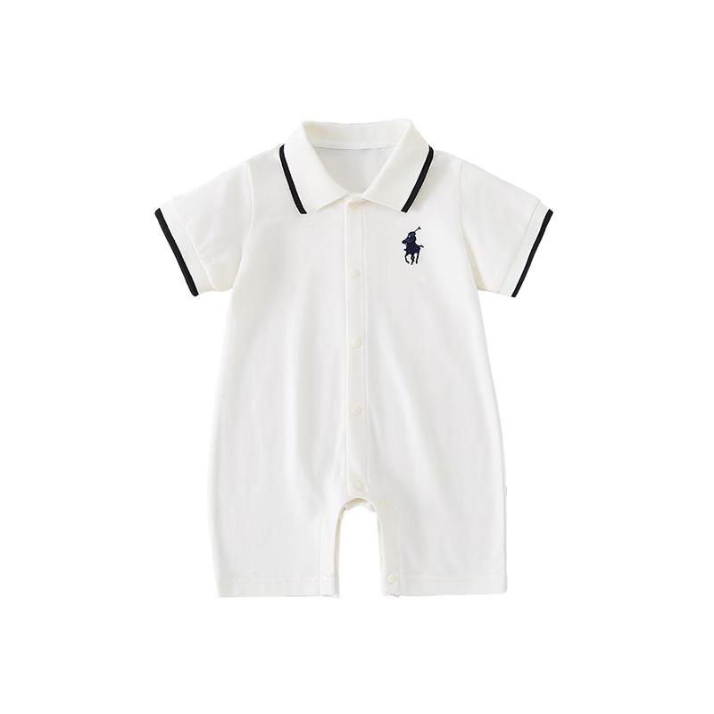 Baby Boy Short Sleeve Polo Romper 90