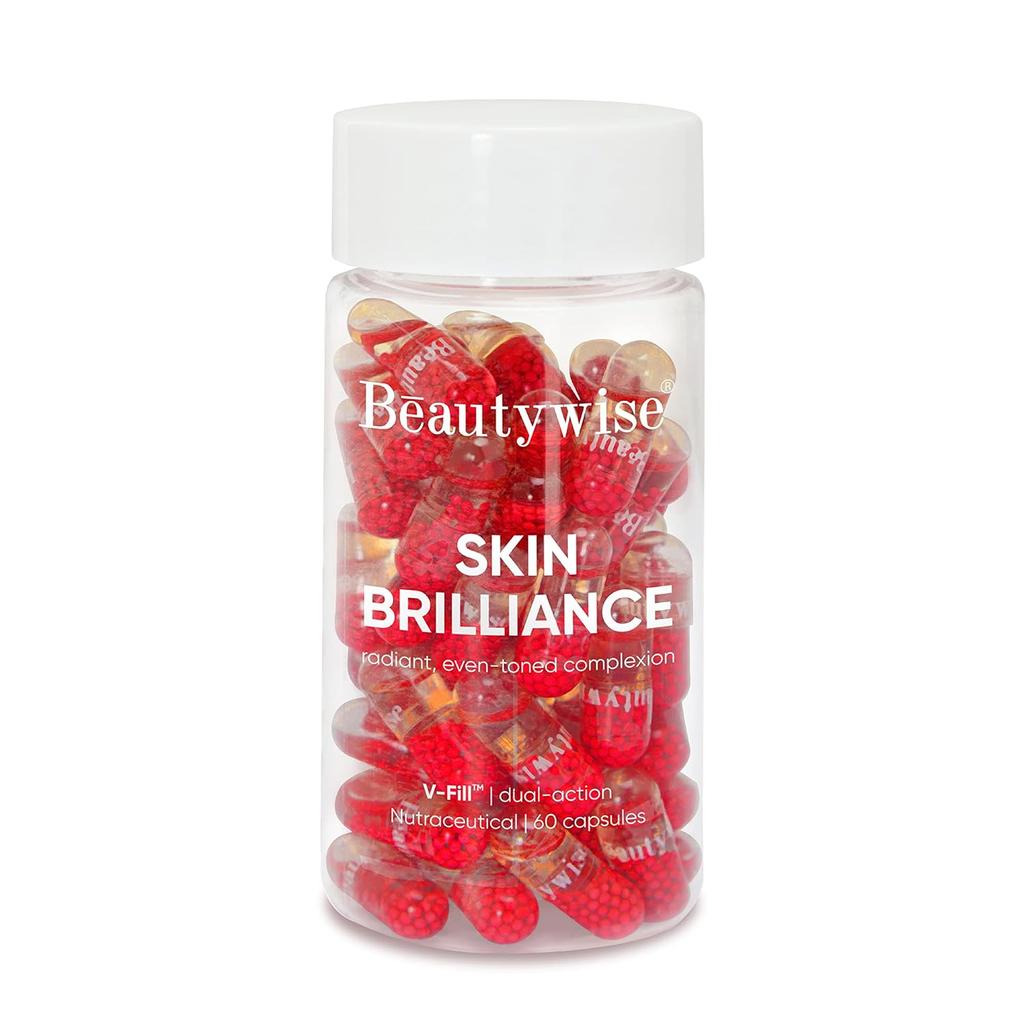 Beautywise Glutathione with NAC - 500mg I Dual Action Skin Brilliance| For Skin Brightening and Glow, 60 Veg Capsules (Pack of 1)