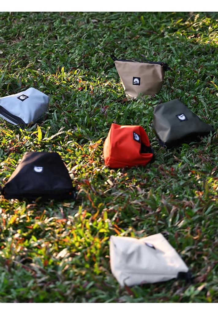 [MYEDITION] Tofu Bag, Casual Commuter Bag, Subway Card Holder, Nylon Crossbody Shoulder Bag, Multicolor, Cute, Genderless, Mobile Phone Bag (Beige)