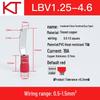 KT KST LBV1.25/2/5.5-3-4.6 Insulated Copper Crimp Terminal