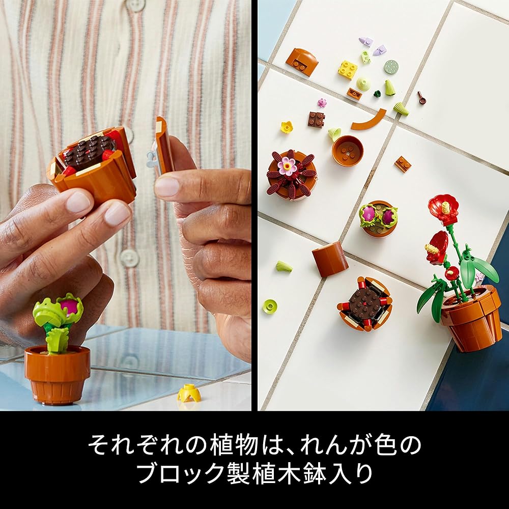 LEGO Botanical Mini Plant Set 758 Pieces Indoor Decoration Toy for Home and Office