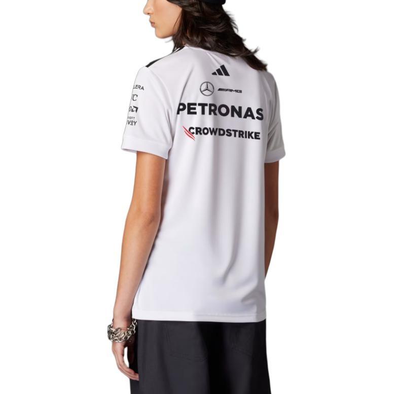 Adidas x MERCEDES AMG PETRONAS F1 TEAM SS25 T Shirt Women's White/Black JX5799
