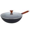 DELUMAN 32cm Hard Anodized Wok