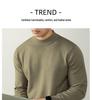 Men's Far-Infrared Self-Heating Sheep Modal Knitwear: Skin-Friendly, Anti-Pilling, Long-Sleeved Sweater for Autumn and Winter