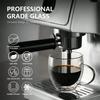 250ml Double-layer Transparent Glass Coffee Cup with Handle Double-layer Heat Insulation High Temperature Juice Milk Cup