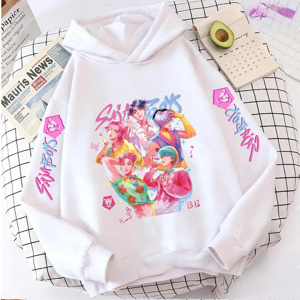 Autumn Winter KPop Demon Hunters Print Children's Hoodie Fashion Casual Sweatshirt Kids Sportswear Girls Clothes Hooded Pullover