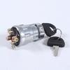 Universal Car Boat 12V 4 Position Ignition Starter Switch With 2 Keys For Petrol Engine Farm Machines Harvesters