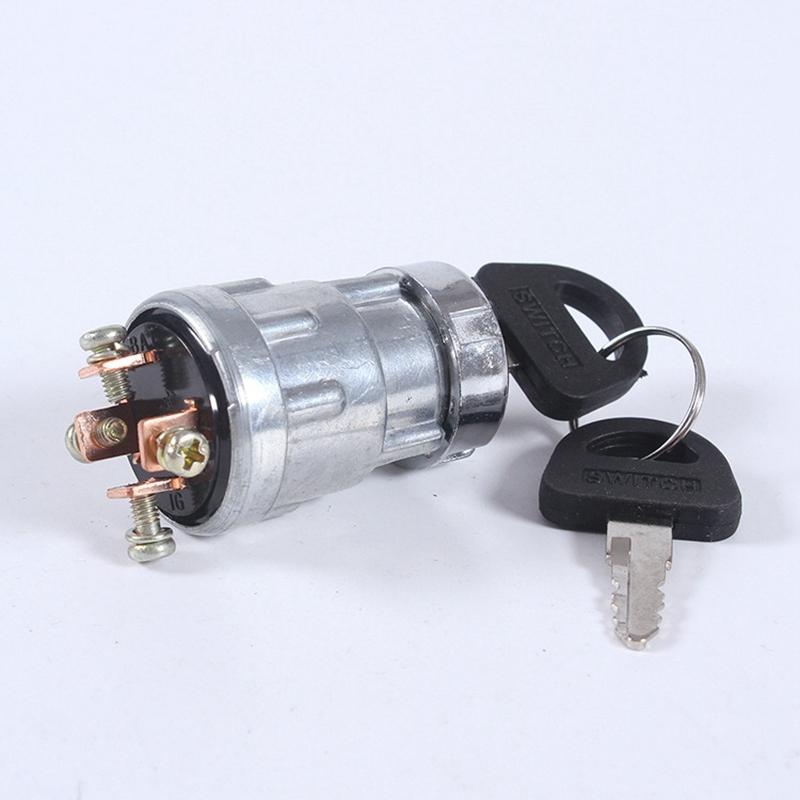 Universal Car Boat 12V 4 Position Ignition Starter Switch With 2 Keys For Petrol Engine Farm Machines Harvesters