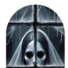 Halloween Ghost Decoration Spooky Light-up Wall Decor Lighted Hologram Scary Witch Clown for Horror Themed Party Haunted House Decoration