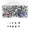 420pcs Plastic Box Included Wiggle Eyes Multi Purpose DIY Wiggle Eyes Wiggle Googly Eyes  DIY