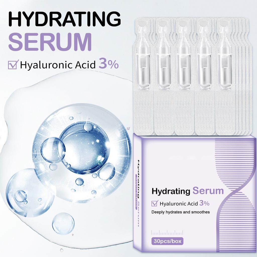 Hyaluronic Facial Serum Bright Face Dot Balm Dot Freckle Serum Resist Black Dot Brightening Resist Black Fade Dull 30PCS*1ml