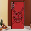 Japanese Hannya Oni Mask Case For Samsung Galaxy S24 S26 Ultra S22 S23 S25 Ultra S20 S21 Plus S10 S25 FE Cover Funda