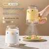Cartoon Glass Salt Shaker: Moisture-Proof, Sealed Seasoning Jar