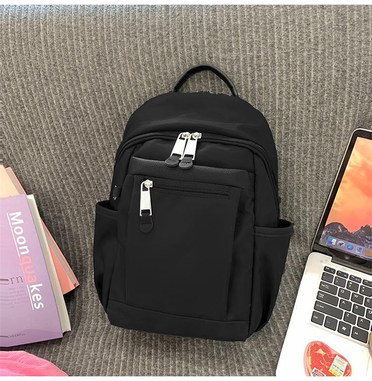 School Bag New Summer Travel Simple Fashion Versatile Backpack Lightweight Niche College Student School Bag Casual Backpack