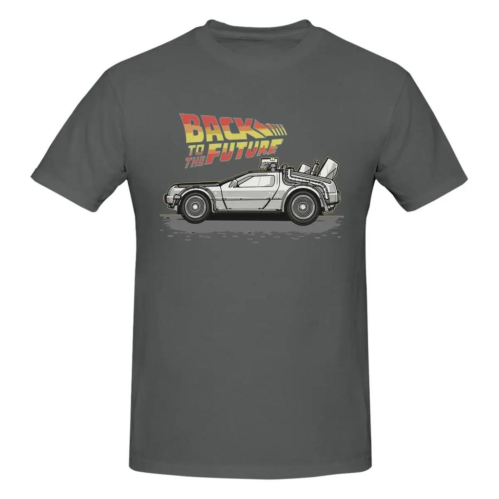 100 Cotton Back To The Future Tshirt Unisexs Classic Oversized T Shirt Unisex Round Neck Summer Shirts Tops S6xl